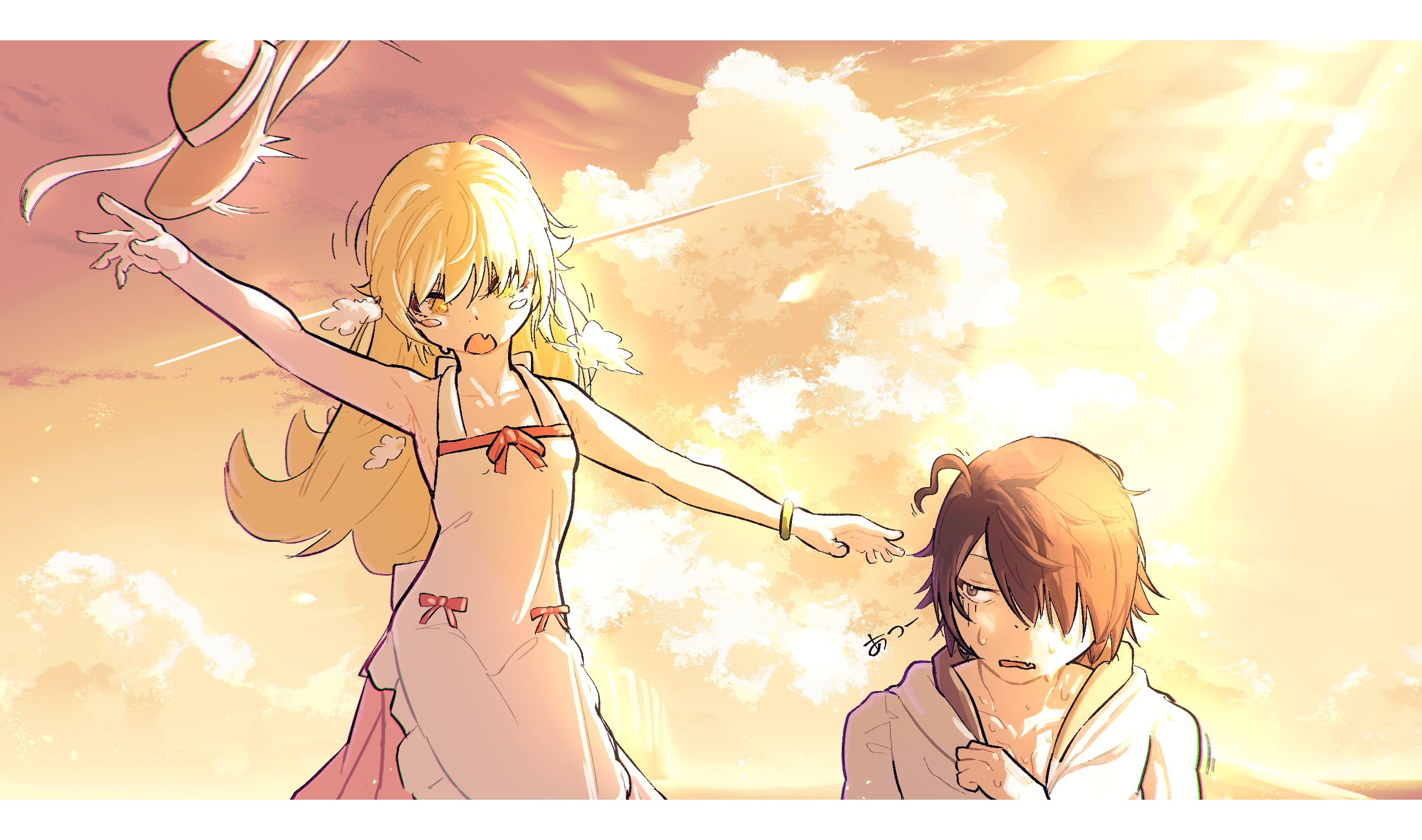 Araragi and Shinobu